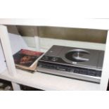 Philips VLP 600 laser disc player and twelve discs,