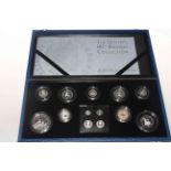 Queens 80th Birthday silver coin collection including Maundy money.