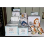 Collection of ceramics and figurines including Me to You Bears, Beswick Owls,