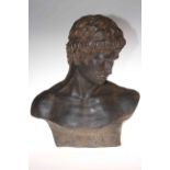 Classical Roman bust, 56cm.