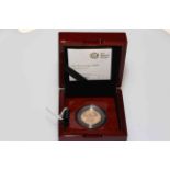 Gold proof sovereign 2019, boxed and with certificate.