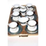 Royal Doulton twenty piece Carlyle tea service.