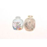 Two antique Chinese scent bottles,