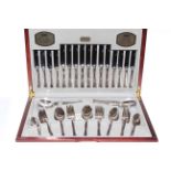 Viners fifty eight piece Embassy canteen of cutlery.