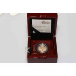 Gold proof sovereign 2018, boxed and with certificate.