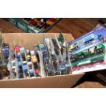 Box of commercial model vehicles mainly Brewery Transport.