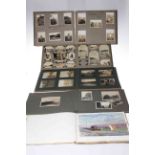 Box of photograph snapshot albums including Ben Nevis, Devon, Hexham, Northumberland,mountaineering,