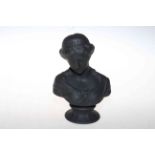 Wedgwood black basalt female bust.