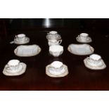 Shelley Queen Anne twenty two piece tea set.