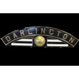Replica Railway Engine Plate DARLINGTON FC,