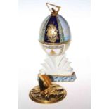 Royal Worcester limited edition 'The Ocean Racing Egg', modelled by Kenneth Potts,