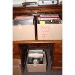 Three boxes of LP records, majority are classical.