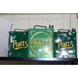 Three Pratt's petrol cans.