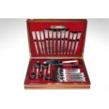 Viners of Sheffield stainless steel cutlery set.