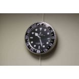 Quartz wall clock.