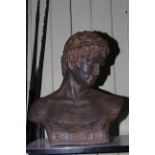 Classical Roman bust, 56cm.