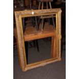 Large gilt picture frame, 125cm by 100cm.