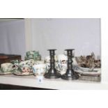Collection of Portmeirion Botanic Garden pottery, Emma Bridgewater teaware, meat plates, cutlery,