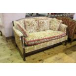 Edwardian two seater settee.