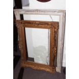Two large picture frames, 122cm by 90cm and 104cm by 77cm.