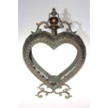 Heart shaped lantern, 53cm.