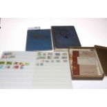 Collection of loose stamps and in albums including Cuba Fosforos '100' ½ Centavos Match Tax Serie B