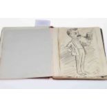 Album of sketches, autographs and stanza.