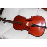 Cello musical instrument.