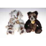 Two Charlie Bears; Joy by Isabelle Lee and Fluff by Heather Lyell.