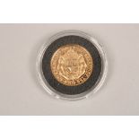 Queen Elizabeth II Gold Sovereign of 1989