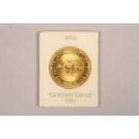 The Australian Nugget, quarter of an ounce fine Gold 1987 25 dollar coin 'Golden Eagle'