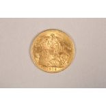 George V Gold Sovereign dated 1913