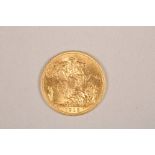 George V Gold Sovereign dated 1913