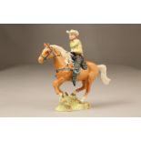 Beswick figure, cowboy on horseback No1377