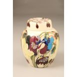 Moorcroft ginger jar and cover, 'Carousel' dated 2012 No 73 designed by Emma Bossons 20.1cm high
