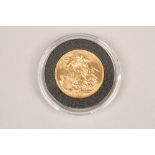 King George V Gold Sovereign of the Bombay Mint dated 1918