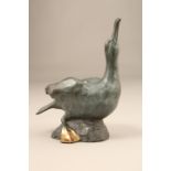 Jean Lemonnier (French Born 1950) ARR Bronze Sculpture, Albatross No5/8. Signed 26.5cm high