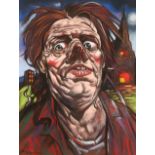 Peter Howson OBE (Scottish Born 1958) ARR Framed pastel, signed 'Head Study' 64cm x 48cm