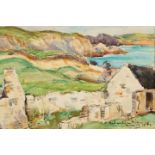 John MacLaughlan Milne (Scottish 1885-1957) ARR Gilt framed watercolour, signed, inscribed and dated