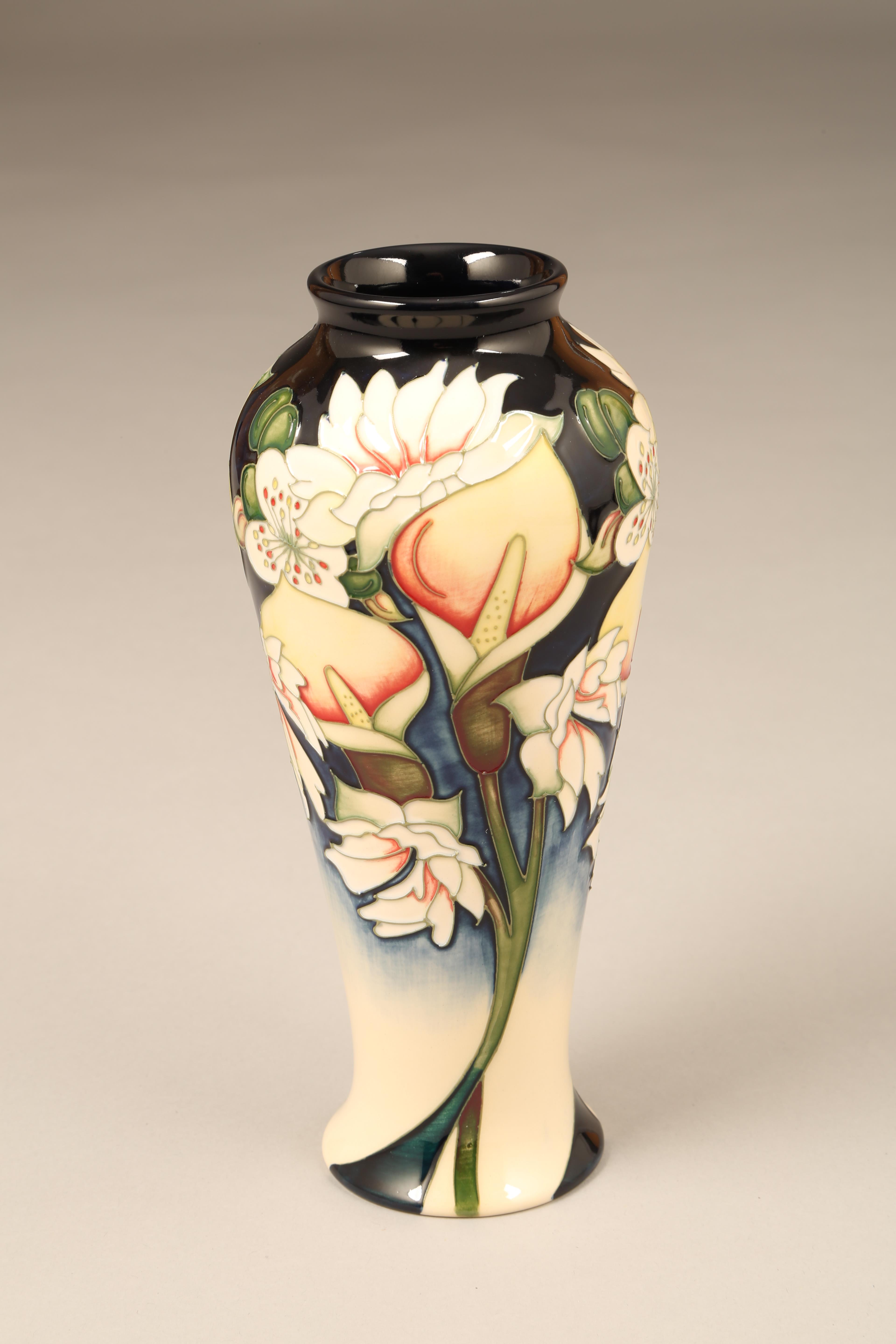 Moorcroft vase, 'Royal Wedding' designed and signed Nicholas Slaney dated 2010 No 158