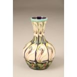 Moorcroft vase, 'Lily Come Home' designed by Emma Bossons dated 2006 18.5cm high in original box