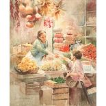 Rafael Sempere Esteve (Spanish 1928-2009) ARR Framed watercolour, signed, dated 2000 'The Fruit