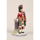 Michael Sutty porcelain figure, The Black Watch Royal Highland regiment, 32cm high. Model number