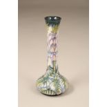 Moorcroft bottle shaped vase 'Seaside' designed and signed by Rachel Bishop, dated 2002 No 67 20.5cm