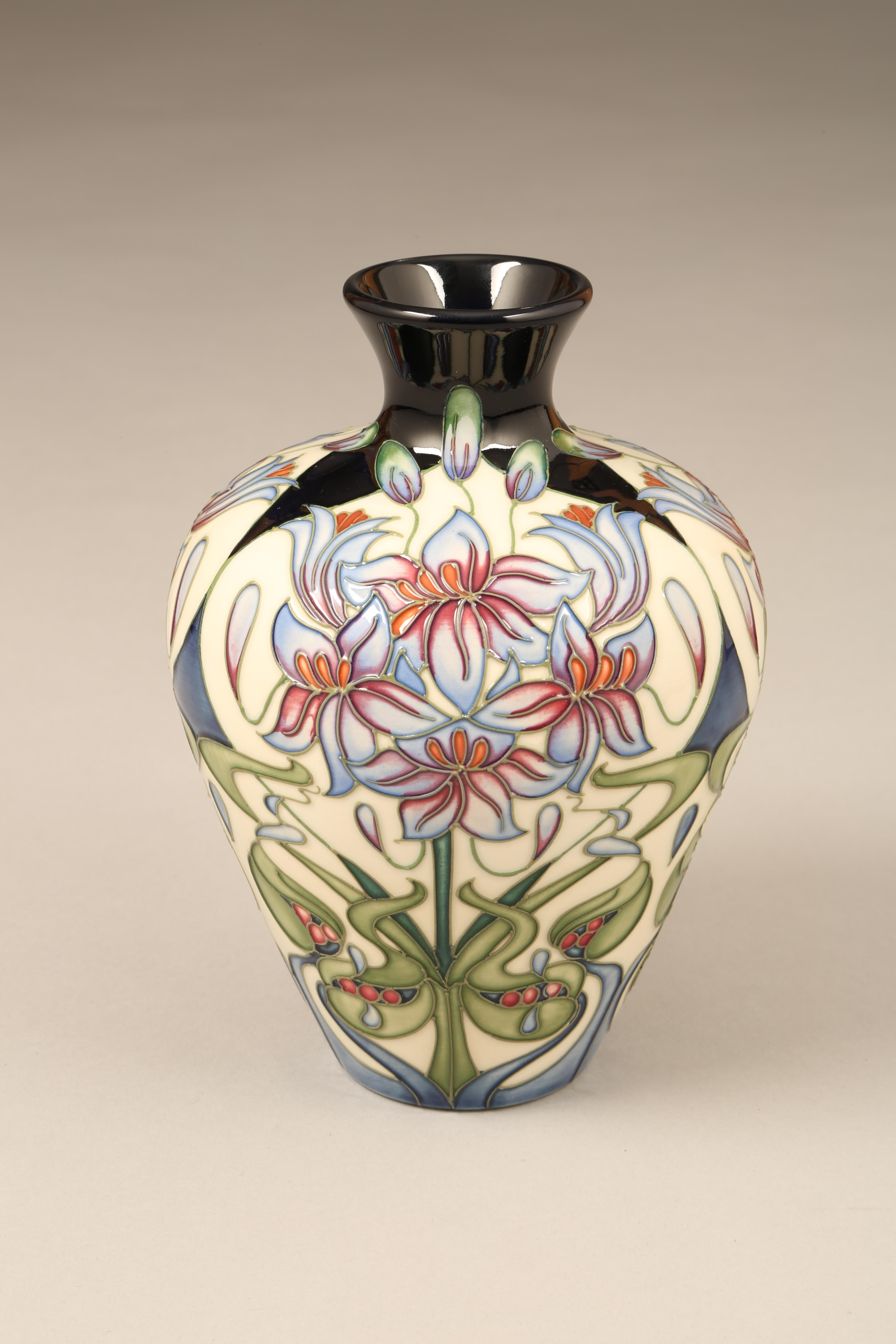 Moorcroft vase, limited edition 'Castle of Moy' designed by Rachel Bishop dated 2009 No132/200