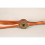 Royal flying corps WWI wooden propeller for the 110 HP type Le Rhone motor, made from laminated