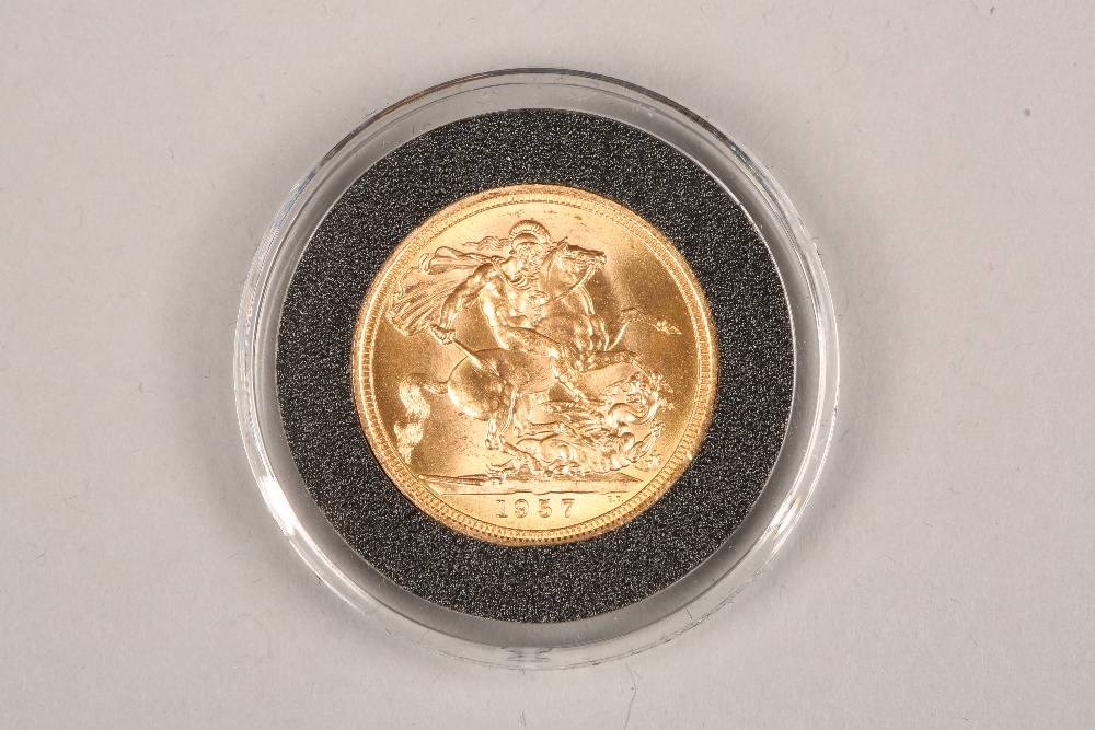 Queen Elizabeth II Gold Sovereign of 1957