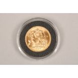 Queen Elizabeth II Gold Sovereign of 1957