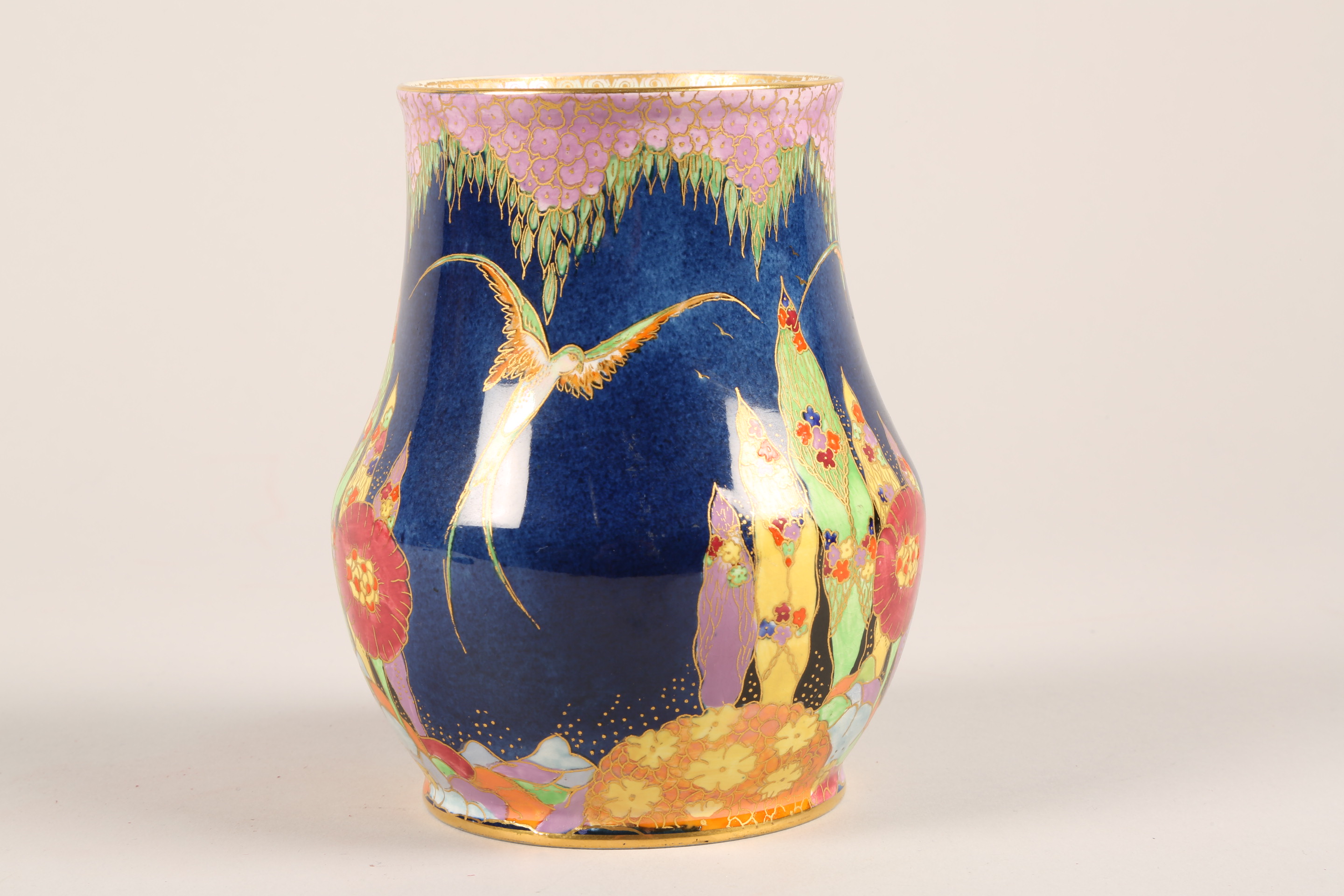 Art Deco Carlton ware vase in the fantasia pattern. Pattern number 3406. Height 15.5cm - Image 5 of 8