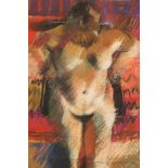 Crawfurd Adamson (Scottish Contemporary) ARR Framed pastel 'Drawing' 31cm x 22cm